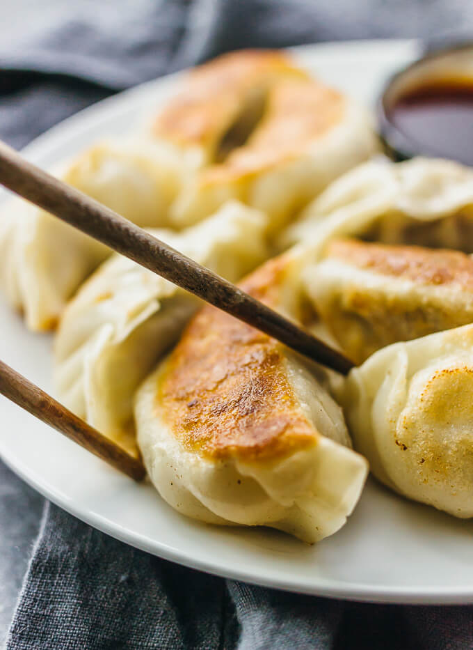Pan Fried Chinese Dumplings Recipe - Savory Tooth