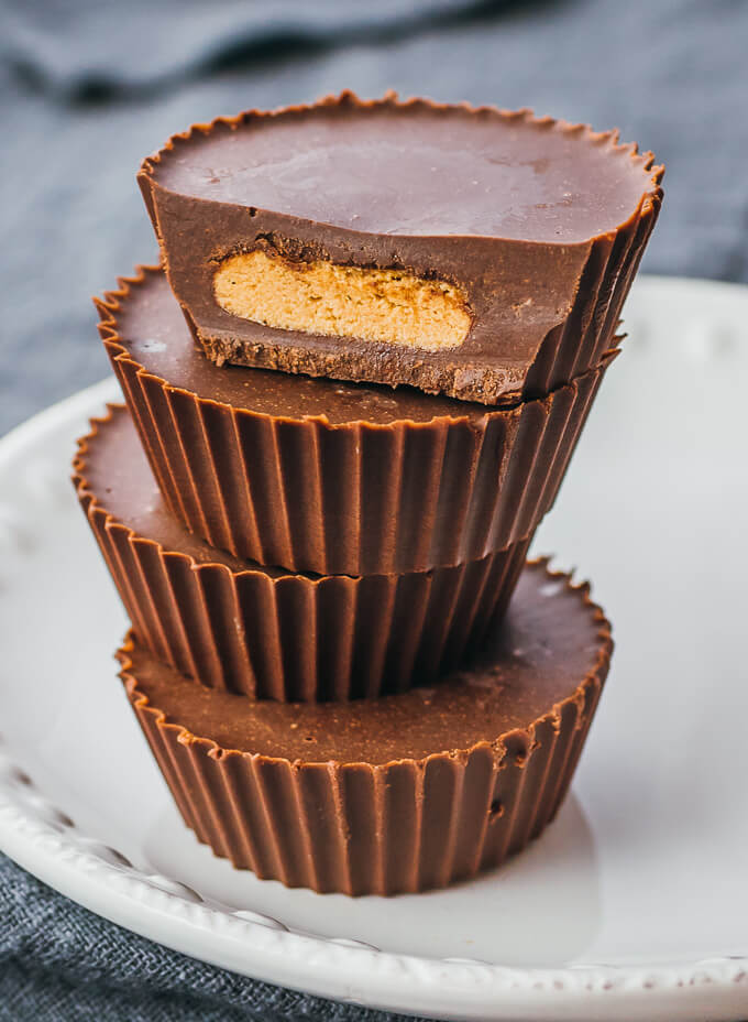 Low-Carb Protein Peanut Butter Cups - The Roasted Root
