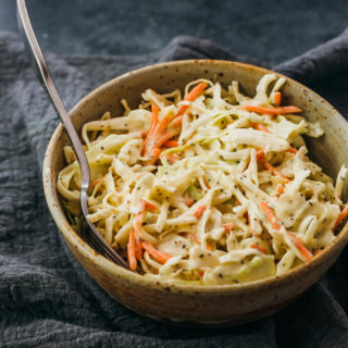 Keto Coleslaw (Quick & Easy) - Savory Tooth