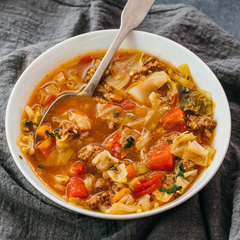 keto ground beef soup Easy keto hamburger cabbage soup - dietmessanwitkop