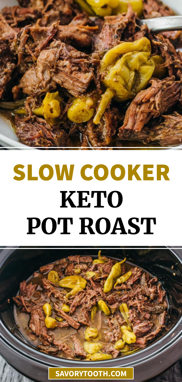 Slow Cooker Pot Roast (Keto & Low Carb) - Savory Tooth